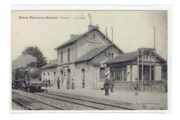 CPA 58 - ST PIERRE LE MOUTIER - LA GARE - Saint Pierre Le Moutier