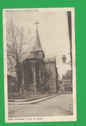 CPA FRANCE CHATILLON SUR SEINE Eglise Saint Nicolas Et Rue Du Bourg - Chatillon Sur Seine