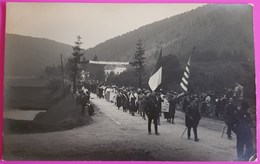 Cpa Alle Sur Semois Souvenir Fête Patriotique 1919 Carte Photo Fourneau Belgique Ardennes Belge Vresse - Vresse-sur-Semois