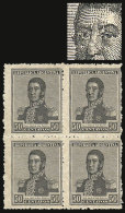 GJ.509, Block Of 4, One With RETOUCHES In Nose And Eye, VF Quality! - Sonstige & Ohne Zuordnung