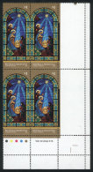 GJ.3780CD, 2009 Christmas, Miscut Corner Block Of 4, With 2 Labels At Right And 3 Small Labels Below, VF And Very... - Sonstige & Ohne Zuordnung