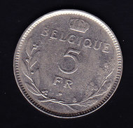 BELGIQUE MORIN N° 451a SUP 1936 FR. (B4) - 5 Francs