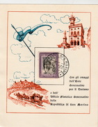 SAN MARINO - CARTE -  REP DI SANMARINO 2L - Lettres & Documents