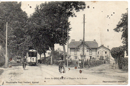 88 - GOLBEY - Route De Golbey Et Chemin De La Gosse - Tramway - Golbey