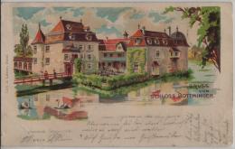 Gruss Vom Schloss Bottmingen - Litho A. Lierow - Bottmingen