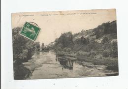 ACQUIGNY ENVIRONS DE LOUVIERS (EURE) L'EURE ET LE COTEAU 1912 - Acquigny