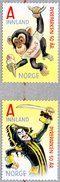 Norway - 2016 - Kristiansand Zoo 50th Anniversary - Mint Self-adhesive Coil Stamp Set - Ungebraucht