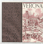 Publicité  , VERONA , Italie , 24 Pages , Plan , Photos ,  2 Scans , Frais Fr : 1.55€ - Dépliants Touristiques