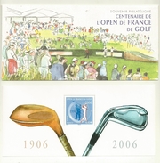 BLOC SOUVENIR 13 NEUF GOLF OPEN DE FRANCE LIVRE  DANS SON BLISTER FERME COTE 8 EUROS. - Blocs Souvenir