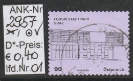 1.5.2011 - SkFM/DM "Kunsthäuser - Forum Stadtpark, Graz "  - O Gestempelt - Siehe Scan (2957o 01-14) - Gebraucht