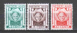 Netherlands 1924 NVPH 141-143 MH - Unused Stamps