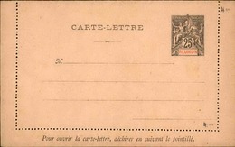 REUNION - Entier Sur Carte Lettre Vierge Au Type Groupe - P21100 - Lettres & Documents