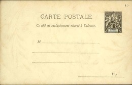 STE MARIE DE MADAGASCAR - Entier Sur Carte Au Type Groupe - P21109 - Lettres & Documents