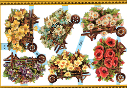 BROUETTES CORBEILLES DE FLEURS JARDIN - Flowers