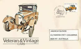 Voiture Ancienne D'Australie,  Lettre Adressée En Australie - Storia Postale