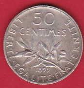 France 50 Centimes Semeuse 1899 - SUP - Sonstige & Ohne Zuordnung