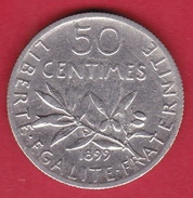 France 50 Centimes Semeuse 1899 - Other & Unclassified