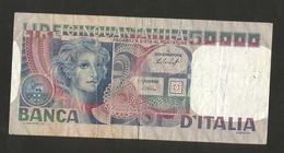 ITALIA - BANCA D´ ITALIA - 50000 Volto Di Donna (Decr. 12 / 06 / 1978 - Firme: Baffi / Stevani) - 50.000 Lire