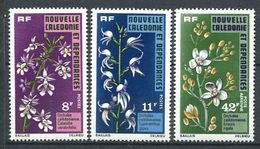 187 NOUVELLE CALEDONIE 1975 - Yvert 392/93 A 166 - Orchidee Fleur - Neuf ** (MNH) Sans Trace De Charniere - Neufs