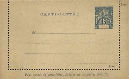 MARTINIQUE - Entier Sur Carte Lettre Vierge Au Type Groupe - P21143 - Storia Postale