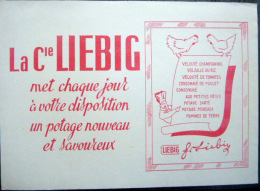 BUVARD  ANCIEN LIEBIG POTAGES ET SOUPES INSTANTANES  AUTRE BUVARD ALIMENTATION  CUISINE GASTRONOMIE - Lebensmittel