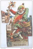 Découpage/Un Polichinelle De Noël/Avec Beaucoup De Jouets /Mes étrennes /1883   DEC37 - Christmas