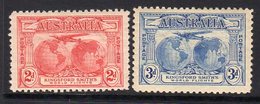 Australia 1931 Kingsford Smith Postage Values Set Of 2, Hinged Mint (SG121/2) - Mint Stamps