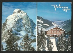 HOLZEGG SZ Alpthal Berggasthaus Skilift 1982 - Alpthal