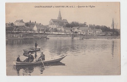 49 - CHATEAUNEUF SUR SARTHE / QUARTIER DE L'EGLISE - Chateauneuf Sur Sarthe