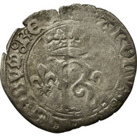 Monnaie, France, Charles VIII, Karolus Or Dizain, Poitiers, TB, Billon - 1483-1498 Karl VIII. Der Freundliche
