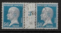 PASTEUR YVERT N°176 MILLESIME 1923 OBLITERE ! - Millésimes