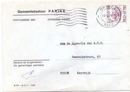 Omslag Enveloppe - Gemeente Parike - Stempel  Brakel 1975 - Enveloppes