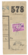 Colis Postal/Postcollo 27.X.39   Sterstempel/Cachet étoile  * RESTEIGNE * - Andere & Zonder Classificatie