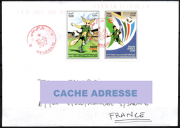 ARGELIA 2010 Rare Circulated Cover Imperforated Sheet Cut Stamps World Cup Football South Africa Fußball Südafrika - - 2010 – South Africa