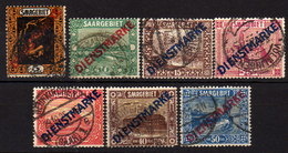 SAAR Dienst 1922 - MiNr: 1 - 11  Lot 7x  Used - Dienstmarken