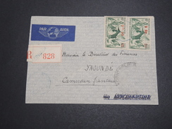 MAURITANIE - Env Recommandée Avec Contrôle Militaire Pour Yaoudé (Cameroun) - Mars 1944 - P21283 - Covers & Documents