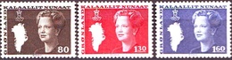 1980 Groenland Greenland Complete Queen Set Série Courante Margharethe II MNH** Y&T N° 108 à 110 - Ongebruikt