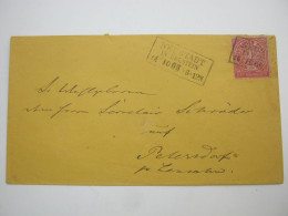 1868 , NEUSTADT In Holstein , Klarer Stempel Auf Brief - Entiers Postaux