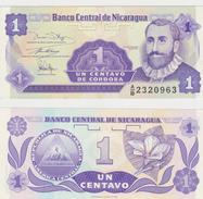 NICARAGUA  1 CENTAVOS 1991 FDS - Nicaragua