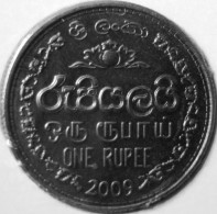 Sri Lanka - 2009 - KM 136.3 - 1 Rupee -XF - Look Scans - Sri Lanka