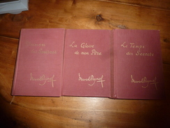 1961-62-64 : Lot De 3 Livres De Marcel Pagnol ----> Manon Des Sources,La Gloire De Mon Père,Le Temps Des Secrets. - Wholesale, Bulk Lots