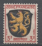 German French Occupation 1945. Scott #4N2 (M) Palatinate District, Coats Of Arms * - Other & Unclassified