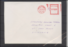 SLOVAKIA EMA Brief Postal History Cover SK 024 Meter Mark Franking Machine Label - Storia Postale