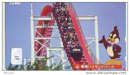 Télécarte Japon - PARC D´ATTRACTION (11) AMUSEMENT PARK - Pretpark -  Japan Phonecard - VERGNÜGUNGSPARK - Spiele