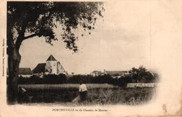 PORCHEVILLE -78- VU DU CHEMIN DE MANTES - Porcheville