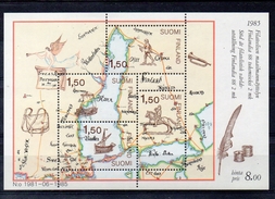 FINLANDE  Série De Timbres Neufs ** De 1985  ( Ref 4502 ) Cartographie - Blocks & Kleinbögen