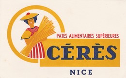 06 - BUVARD PUBLICITAIRE  PÂTES ALIMENTAIRES CERES à NICE - 031 - P