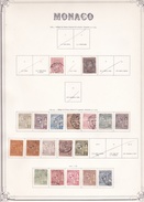 Monaco - Collection Vendue Page Par Page - Timbres Oblitérés / Neufs */** (avec Ou Sans Charnière) - B/TB - Gebraucht