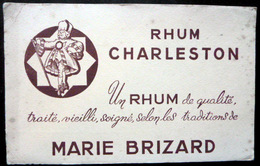 BUVARD ALCOOL RHUM CHALERSTON MARIE BRIZARD   BON ETAT - Liqueur & Bière