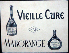 BUVARD ALCOOL LIQUEUR VIEILLE CURE  MABORANGE  BON ETAT - Liquor & Beer